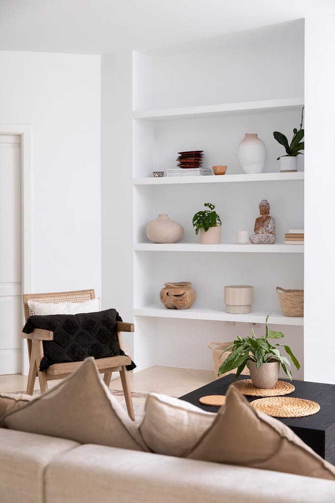 Accueil Conciergerie 2 Salon d'interieur calme, reposant, chaleureux